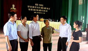 Hội nghị tiếp xúc giữa ứng cử viên đại biểu HĐND tỉnh và cử tri tại huyện Tân Yên khóa XIV nhiệm...